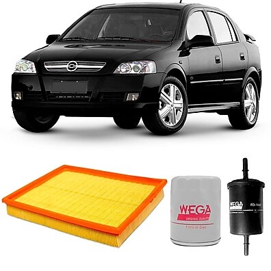 Kit Filtro Ar Óleo Combustível Astra 1.6 2.0 91 a 2012 Flex