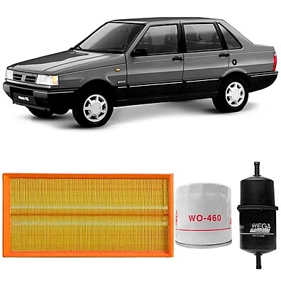 Kit Filtros Fiat Premio 85-94: Ar, Óleo e Combustível