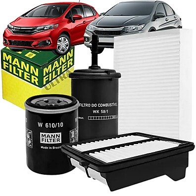 Kit Filtros Honda Fit/City 2008-2014: Revisão Completa
