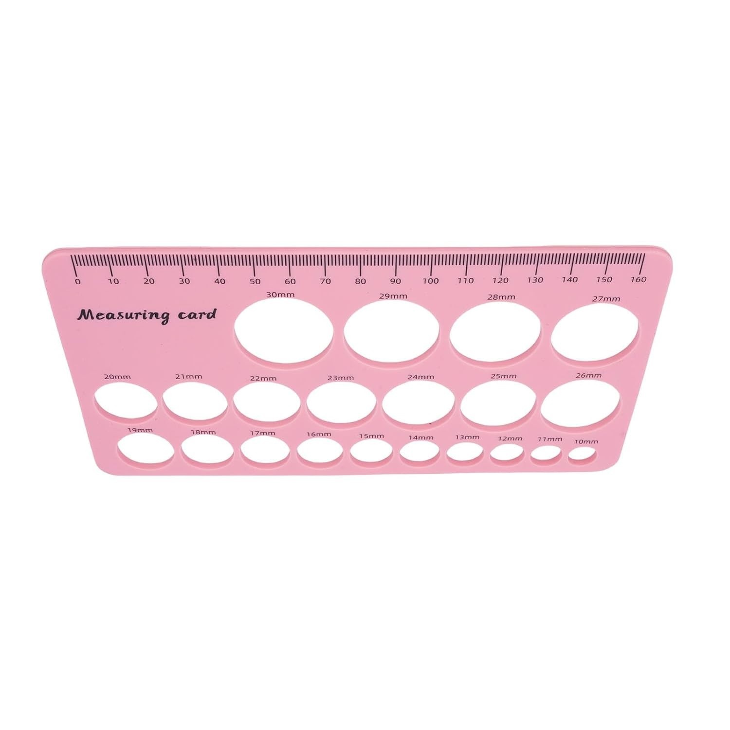Kit de Medição de Flange para Bomba de Leite - Régua de Silicone com 10 Tamanhos + Fita Métrica