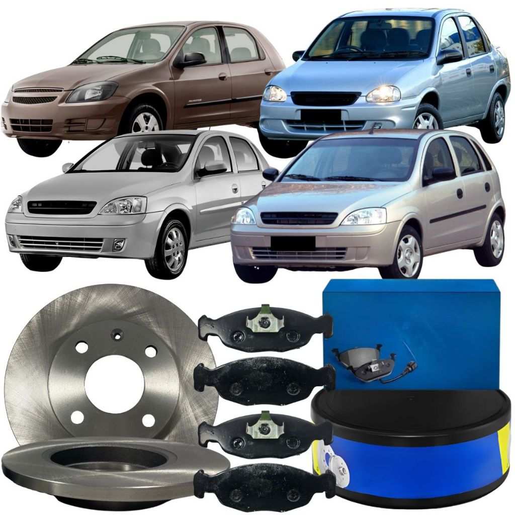 Kit Freio Dianteiro Celta/Classic/Corsa: Disco + Pastilha
