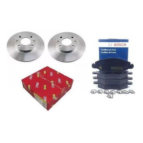 Kit Freio Peugeot 207 1.4: Disco e Pastilha Bosch