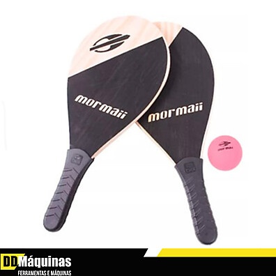 Kit Frescobol Mormaii Bel: 2 Raquetes + Bola + Bolsa