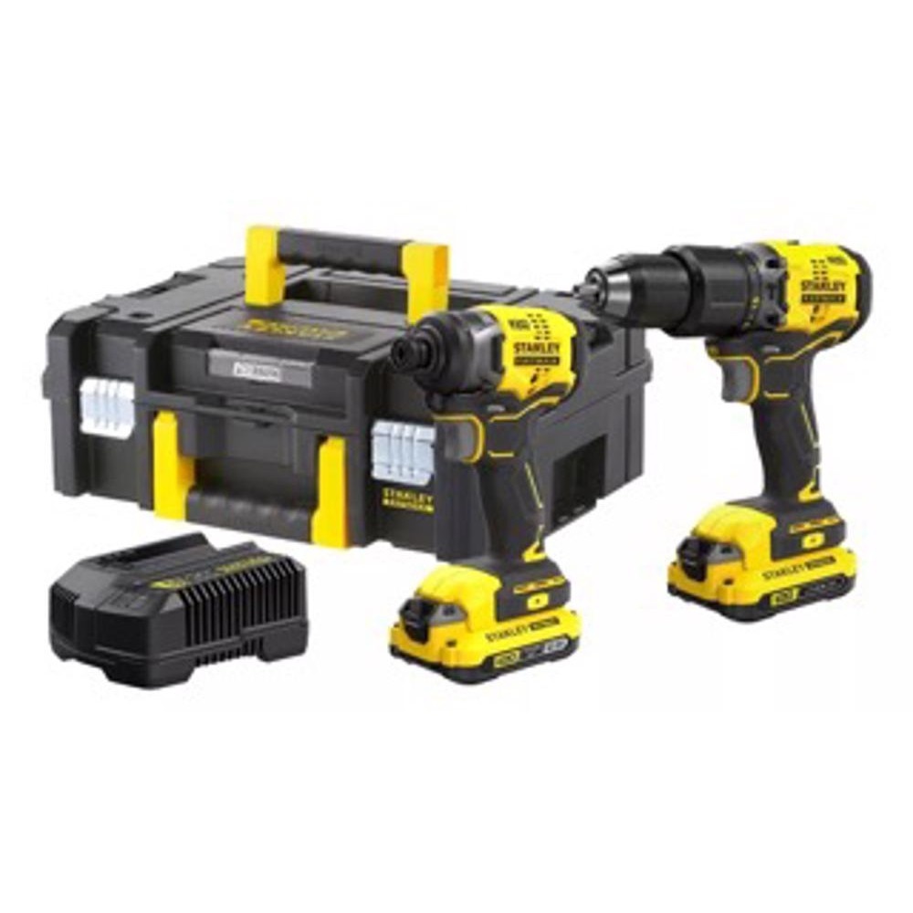 Kit Furadeira Impacto 20V Stanley: Potência e Versatilidade