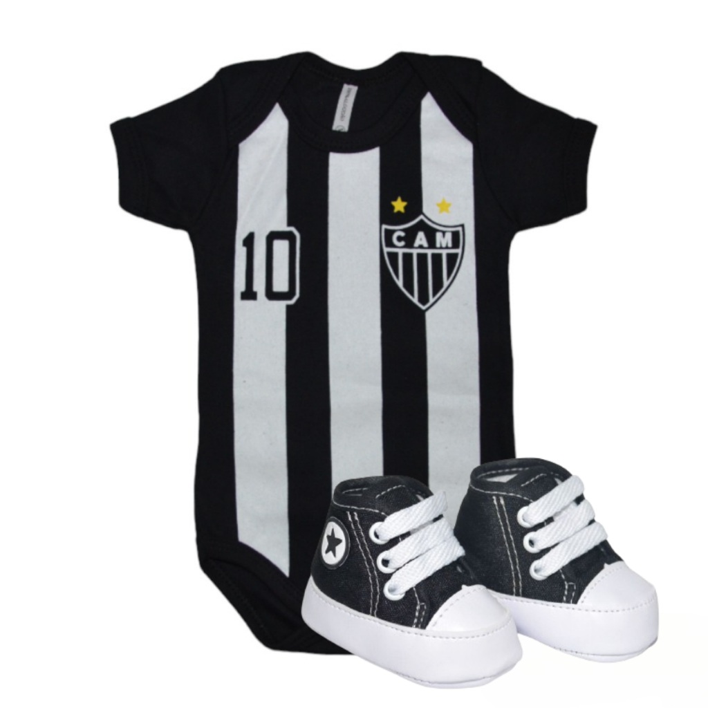 Kit Galo Doido para Bebê: Conforto e Estilo no Futebol Mineiro