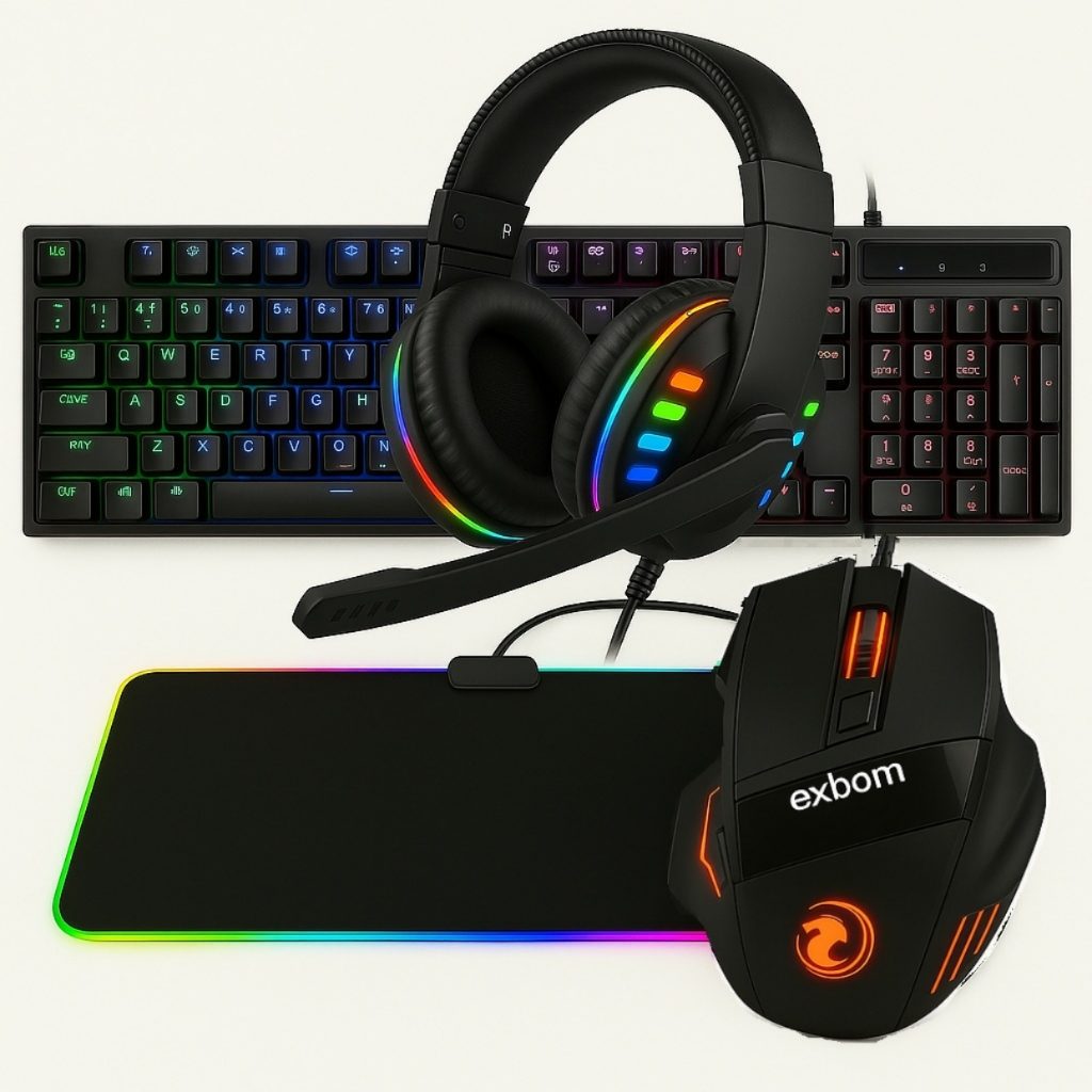 Kit Gamer RGB: Domine o Jogo com Estilo!
