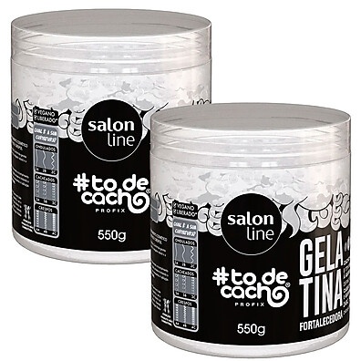 Kit Gelatina Salon Line #Todecacho Fortalecedora 550G – 2 Unidades