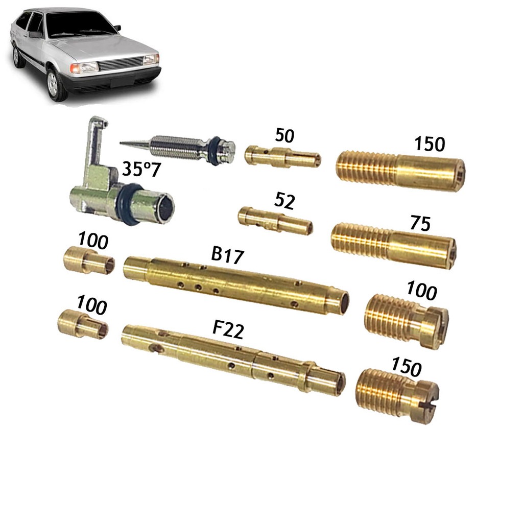 Kit Gicle Weber 460 para Gol 1.6 CHT Gasolina 1991+