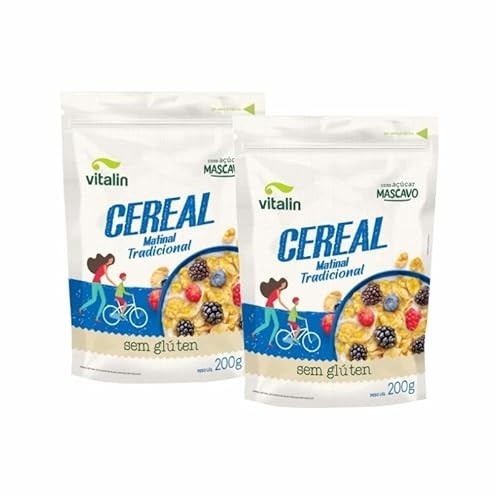 Kit 2X: Cereal Matinal Tradicional Sem Glúten Vegano Vitalin 200g