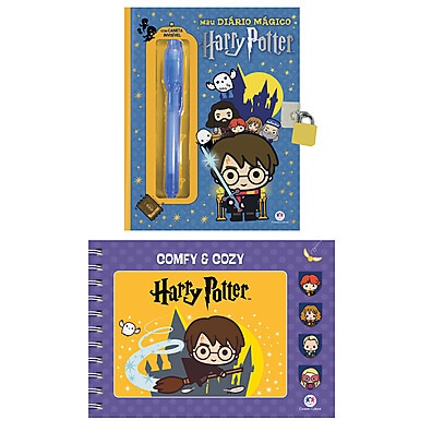 Kit Harry Potter: Diário Mágico + Livro de Colorir
