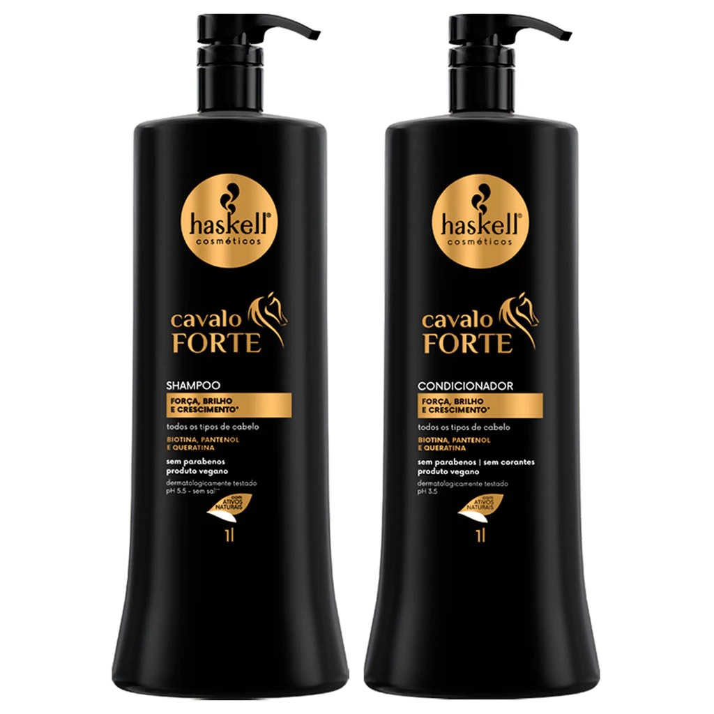 Kit Haskell Cavalo Forte: Força e Crescimento para Cabelos Fortes