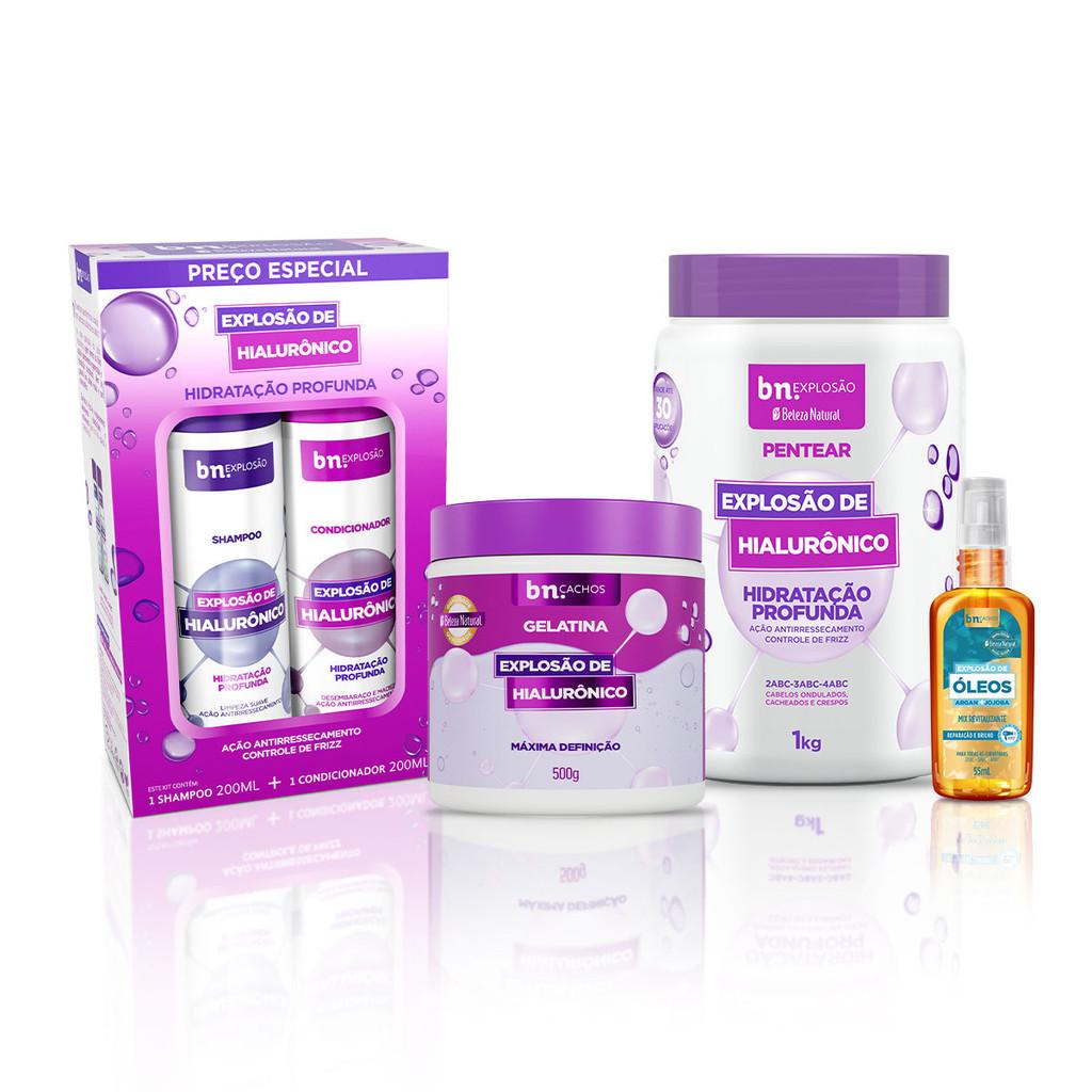 Kit Hialurônico bn.Cachos: Hidratação Explosiva!