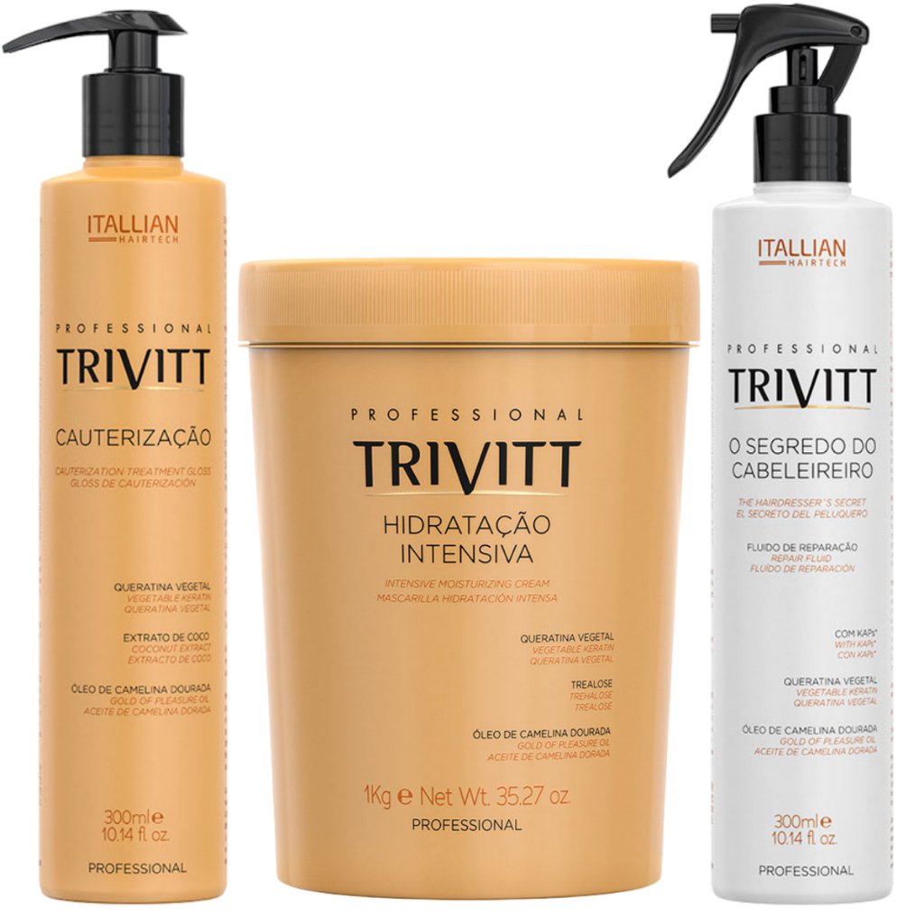 Kit Hidratação Trivitt: Cabelos Fortes e Radiantes