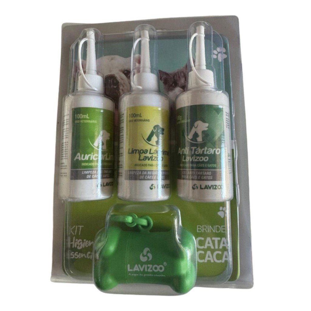 Kit Higiene Pet Lavizoo: Saúde Bucal e Mais!