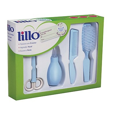 Kit Higiene Recém-Nascido Azul Lillo – Tudo para o Bebê