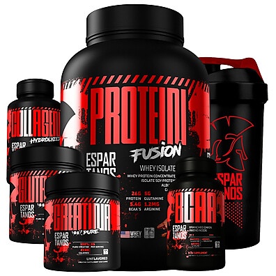 Kit Hipertrofia Total: Whey, BCAA, Creatina e Mais!