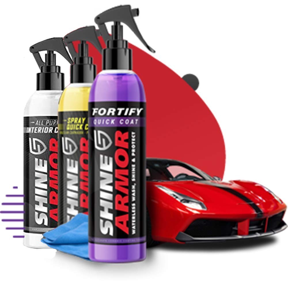 Kit Limpeza Detalhada Shine Armor: Carro Impecável por Dentro e por Fora!