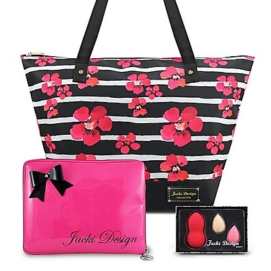 Kit Jacki Design: Bolsa, Capa Tablet & Esponjas
