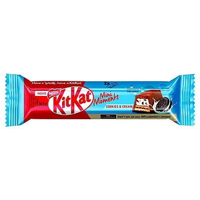 Kit Kat Mini Moments Cookies & Cream: A Pausa Perfeita!