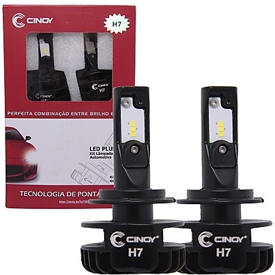 Kit Lâmpadas LED H7 6500K 6000 Lumens – Iluminação Premium