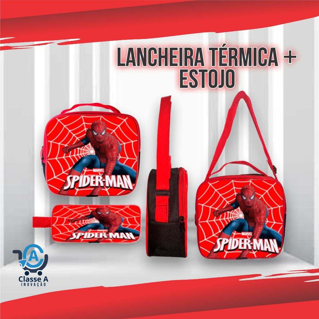 Kit Lancheira e Estojo: Aventura na Escola!