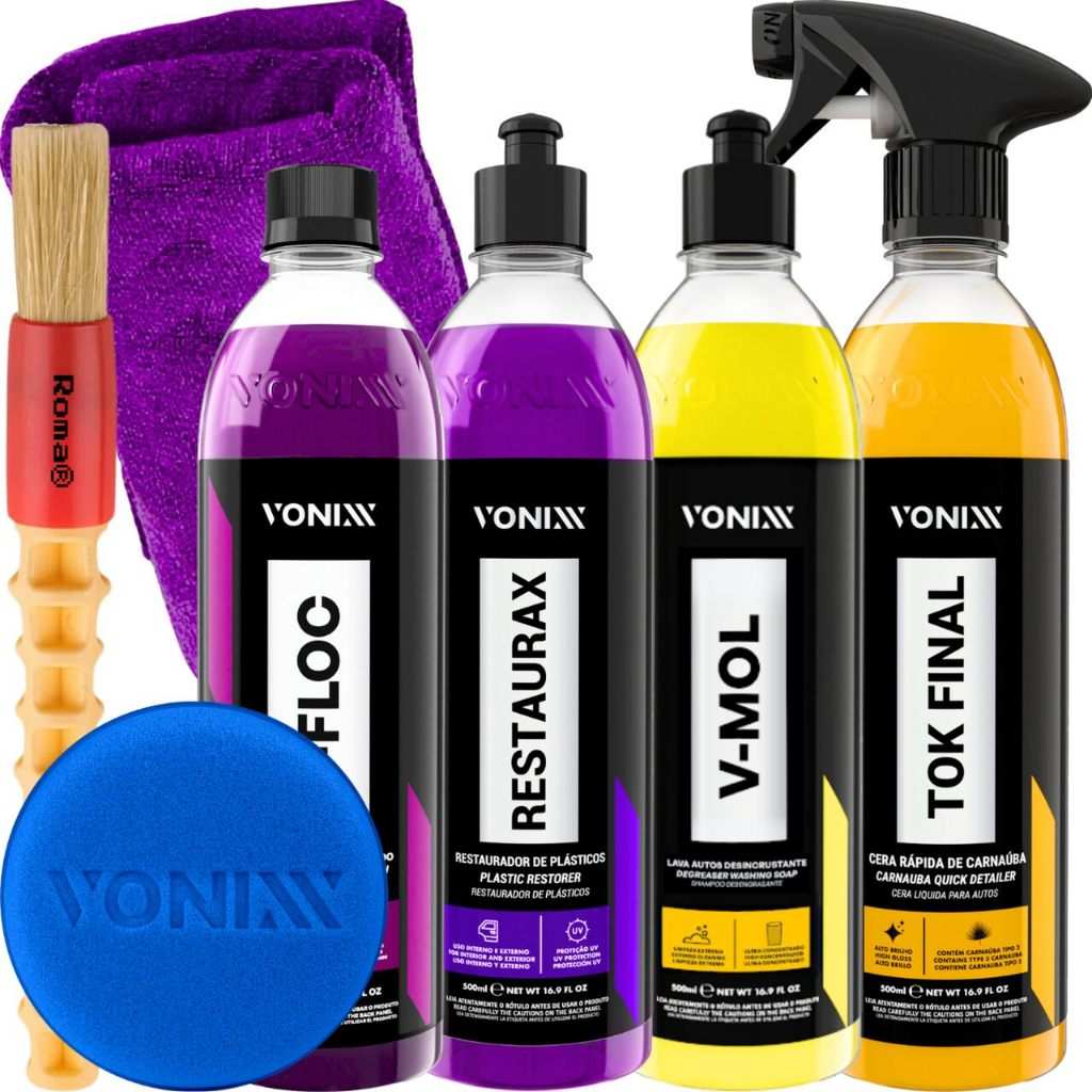 Kit Lava Autos Vonixx: Limpeza Total e Proteção!