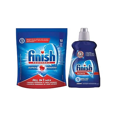Kit Lava Louças Finish: PowerBall + Secante