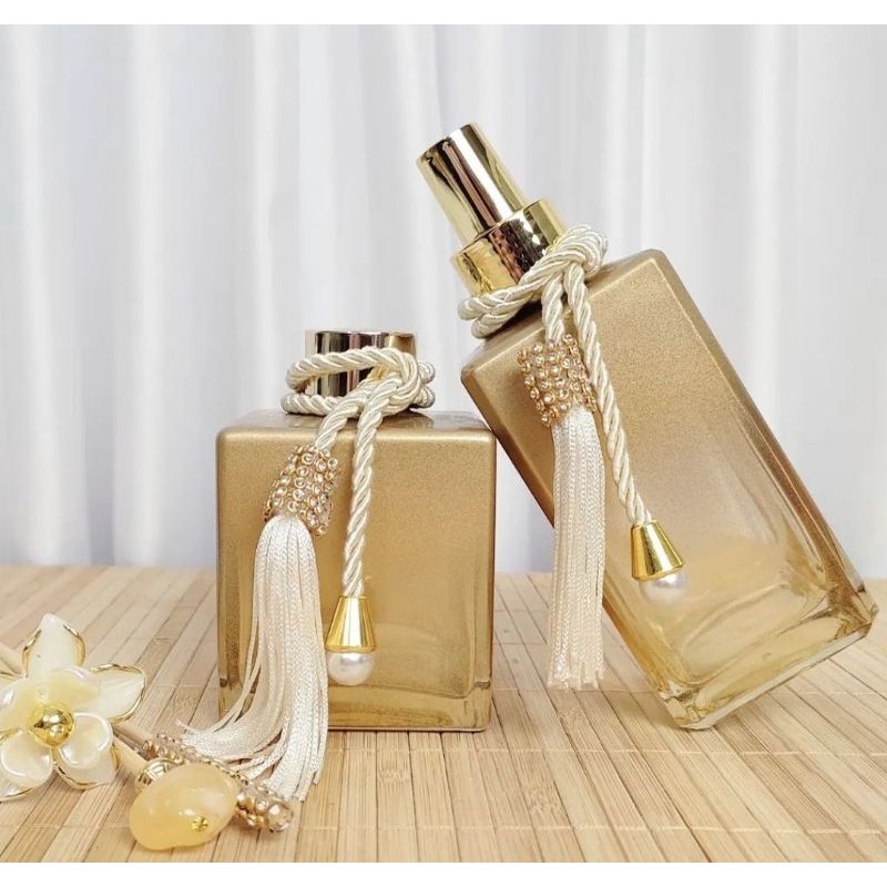 Kit Lavabo OURO: Spray e Aromatizador Degradê Dourado