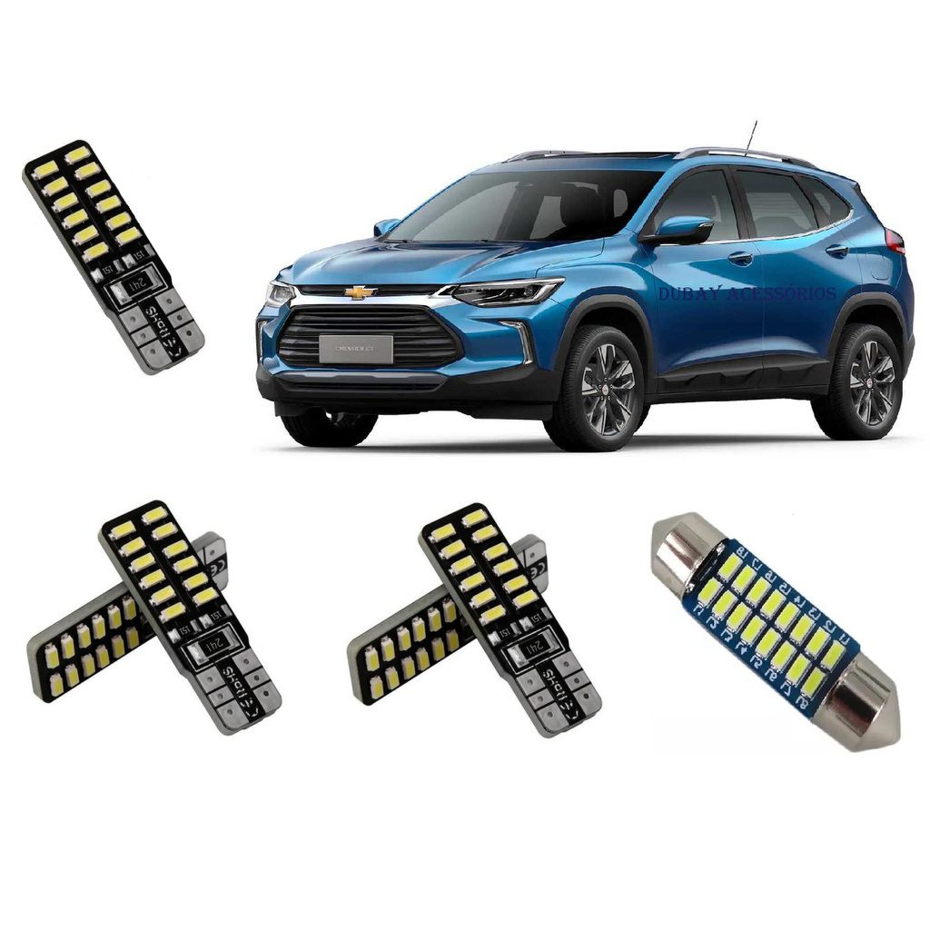 Kit LED Premium Chevrolet Tracker LT 2021 – Iluminação Perfeita