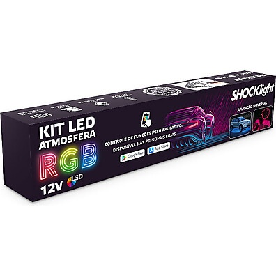 Kit LED RGB Shocklight: Ilumine com Cores!