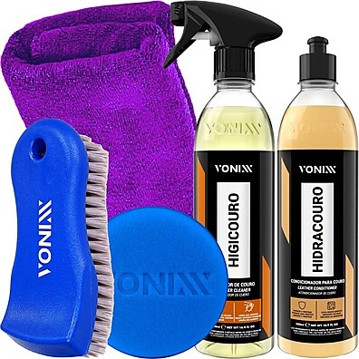 Kit Limpa Couro Vonixx: Higicouro + Hidracouro