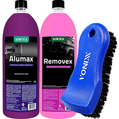 Kit Limpeza Automotiva Alumax: Motor e Chassi Impecáveis