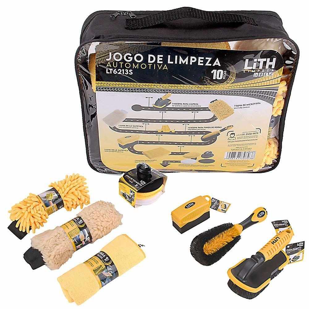 kit-limpeza-automotiva-lith-10-pecas-essenciais