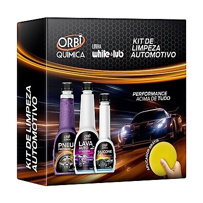 Kit Limpeza Automotiva Orbi: Brilho e Proteção!