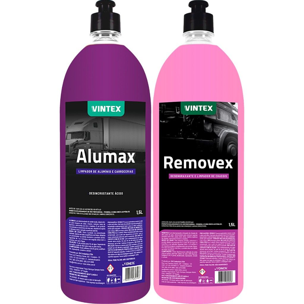 Kit Limpeza Automotiva Vintex: Desengraxe Total!