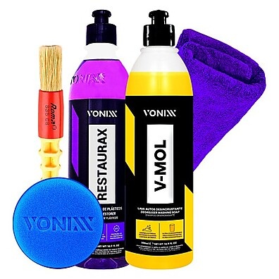 Kit Limpeza Automotiva Vonixx: Lave e Revitalize!