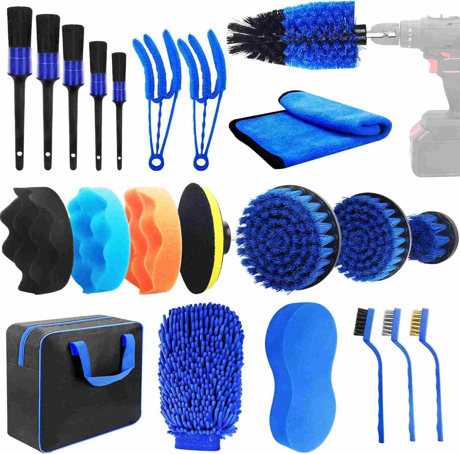 Kit Limpeza Automotiva Completo 22 Peças: Detalhamento Profissional para seu Carro