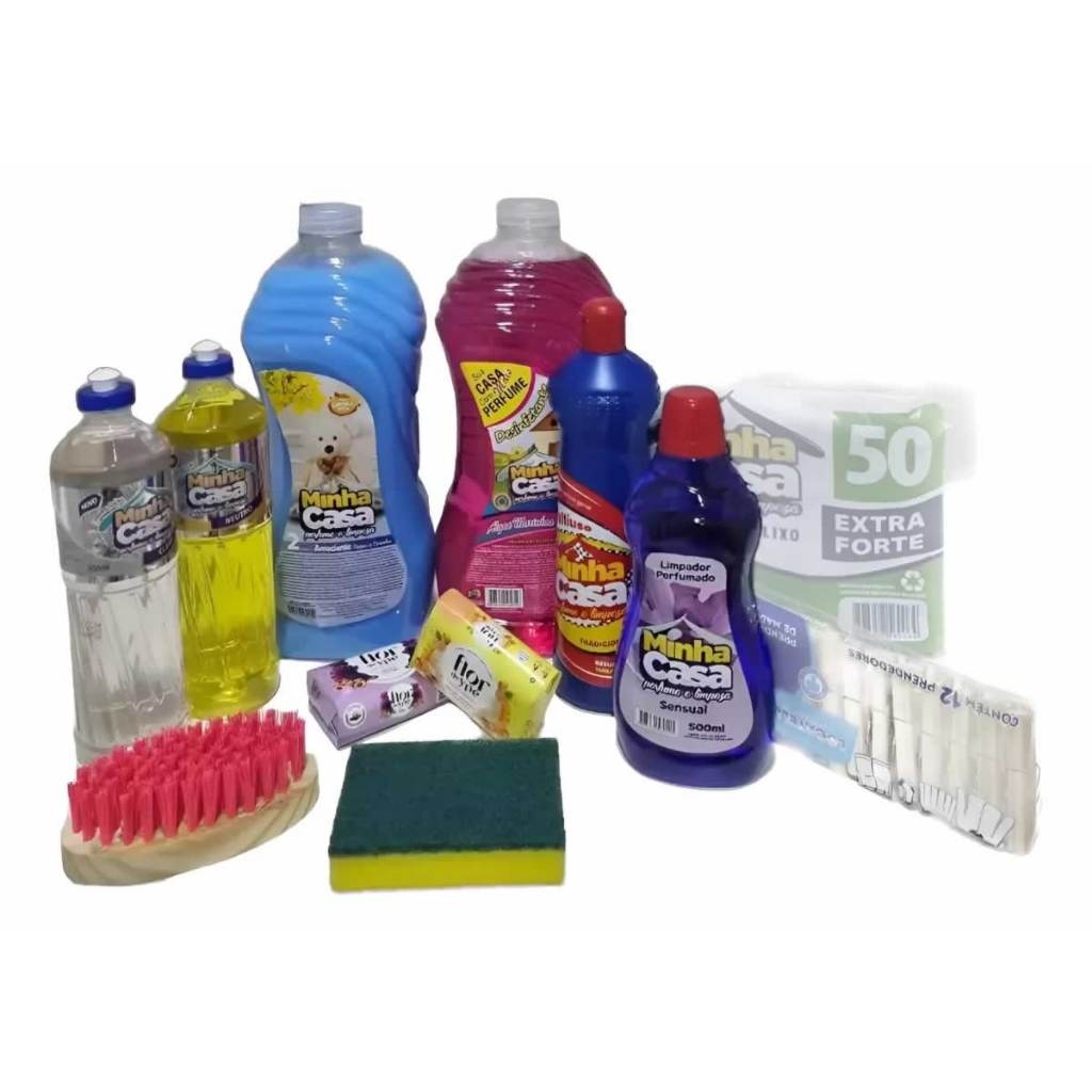 Kit Limpeza Completo: Casa, Fábrica e Escritório