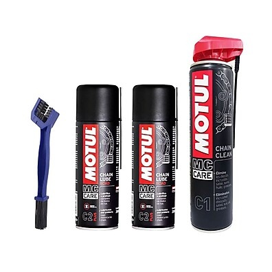 Kit Limpeza Corrente Motul C1 + C2: Performance e Durabilidade