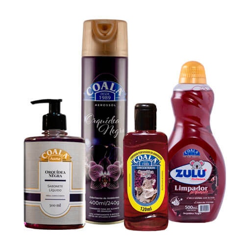 Kit Limpeza Orquídea Negra: Casa Perfumada!