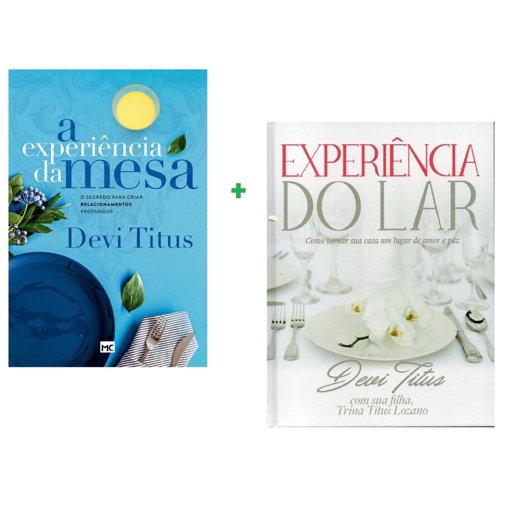 Kit Livros Devi Titus: Mesa & Lar Abençoados