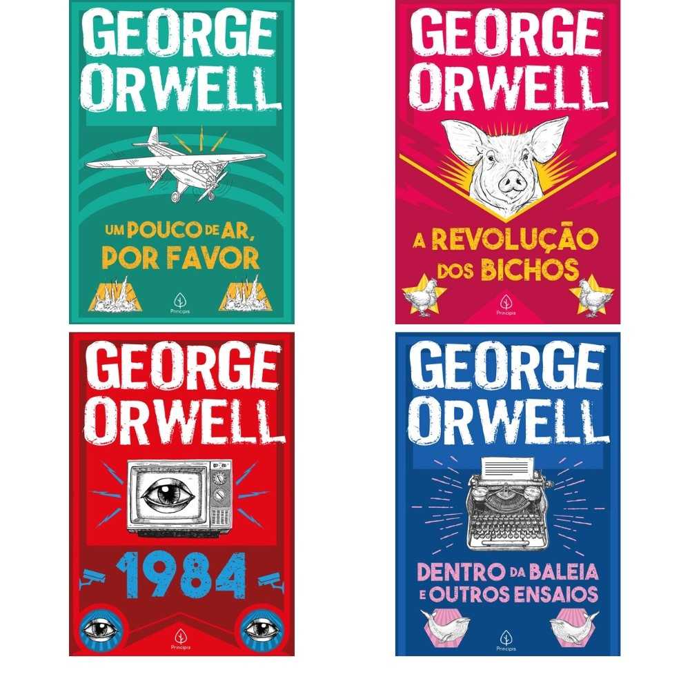 Kit Livros George Orwell: Uma Viagem Essencial