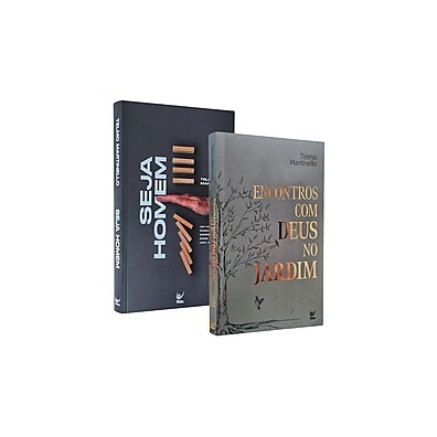 Kit Livros Telmo Martinello: Seja Homem + Jardim