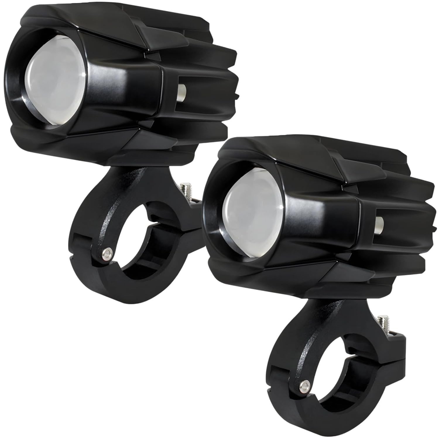 Kit 2 Luzes de Neblina LED Moto 18000lm: Feixe Duplo Potente e à Prova d'Água