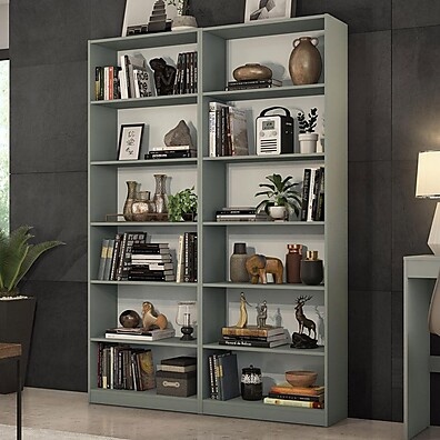 Kit Madesa com 2 Estantes Livreiro 6908 – Organize com Estilo