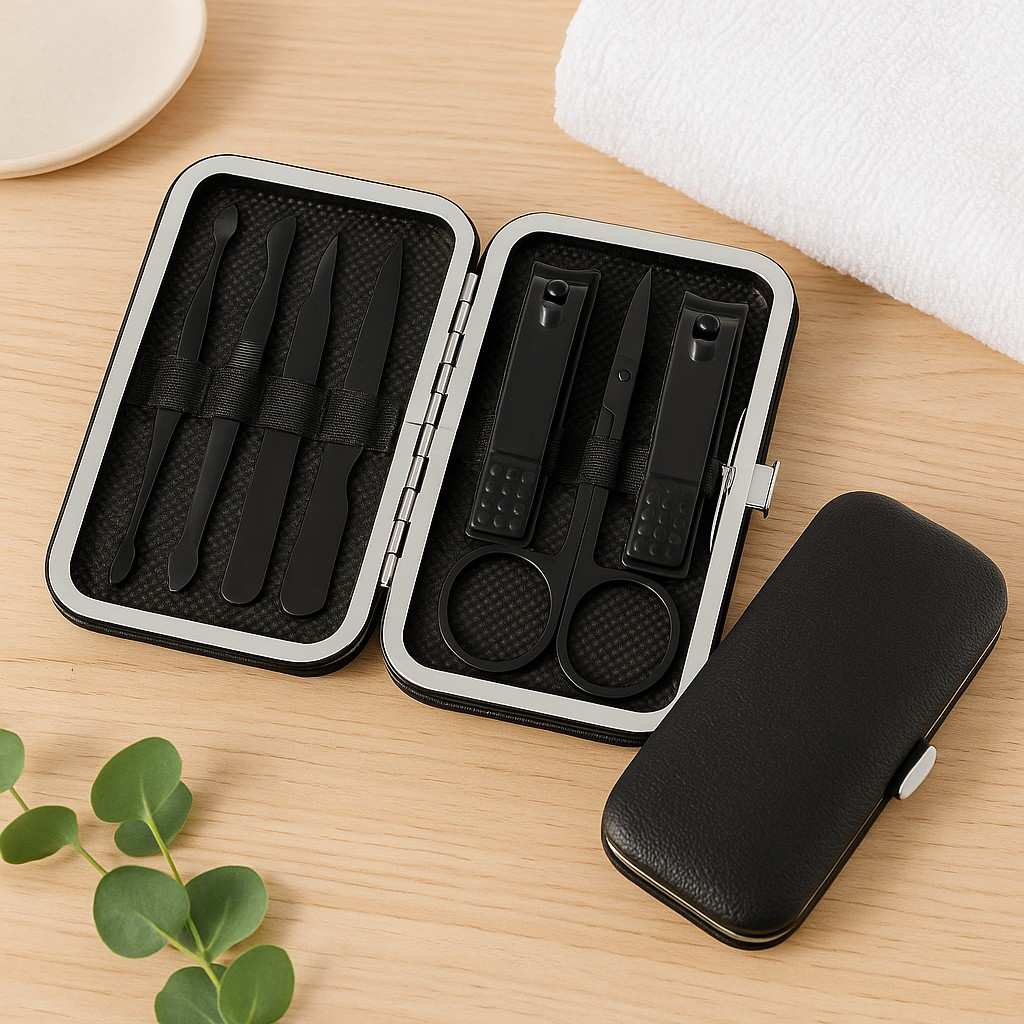 Kit Manicure 7 Peças: Unhas Impecáveis em Casa!
