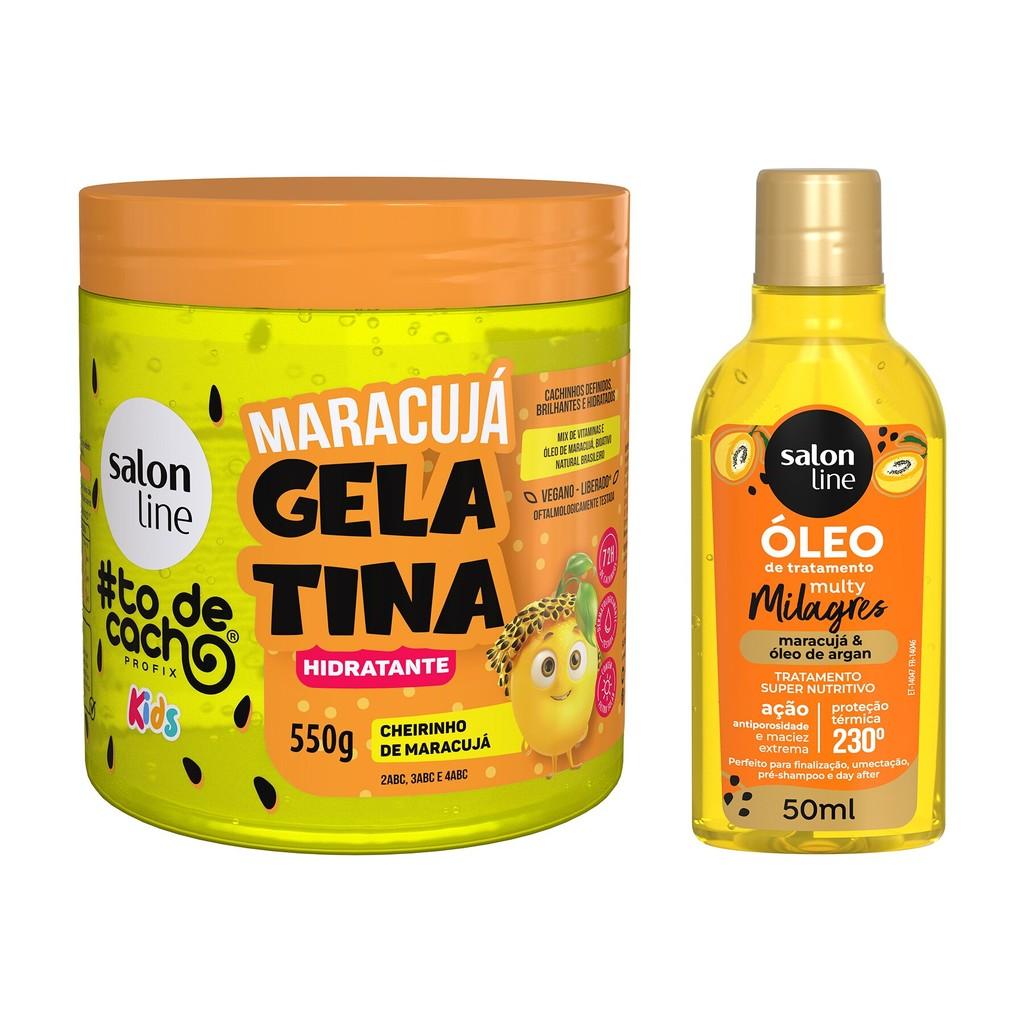 Kit Maracujá: Hidratação e Definição para Seus Cachos