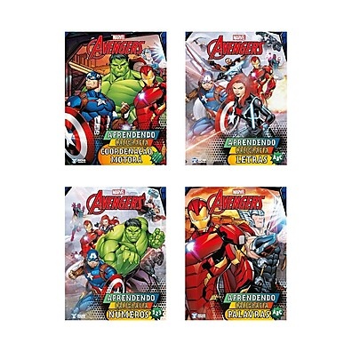 Kit Marvel Aprendendo Caligrafia: Coordenação Motora, Letras, Números e Palavras