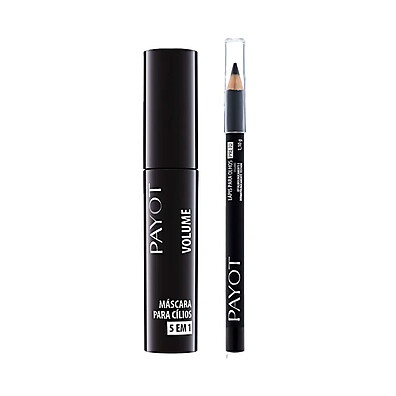 Kit Máscara de Cílios Volume + Lápis Preto Payot: Olhos Marcantes