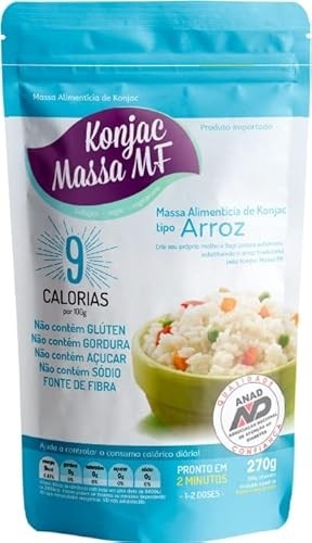 Kit 6X: Massa Konjac Tipo Arroz 270g